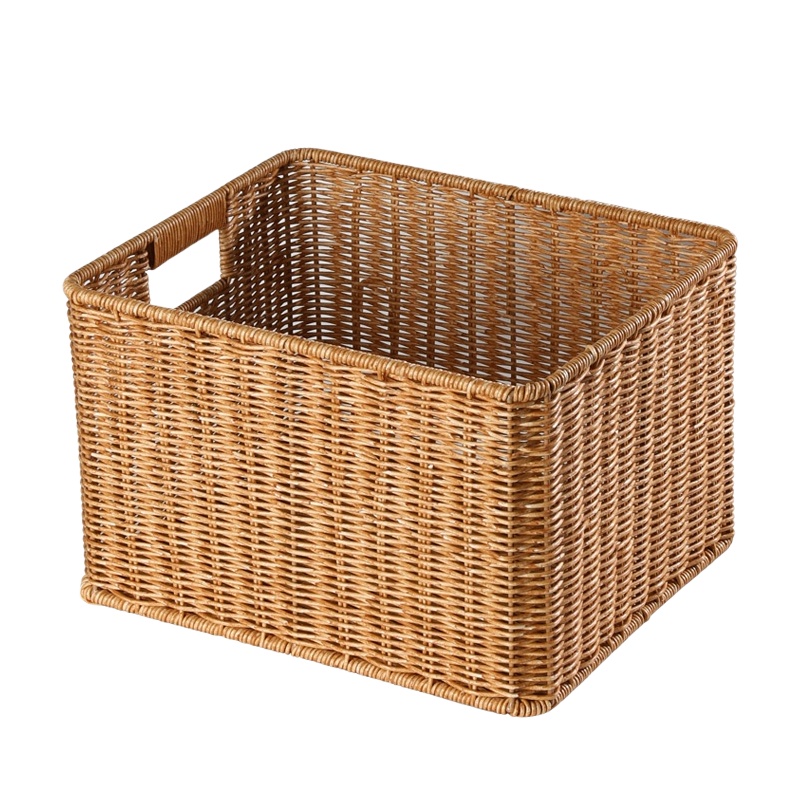 珂攸洋藤编收纳筐个高清大图
