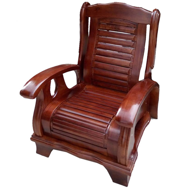 卡里鳄单人沙发kle—sf05小户型客厅现代中式木沙发办公家具