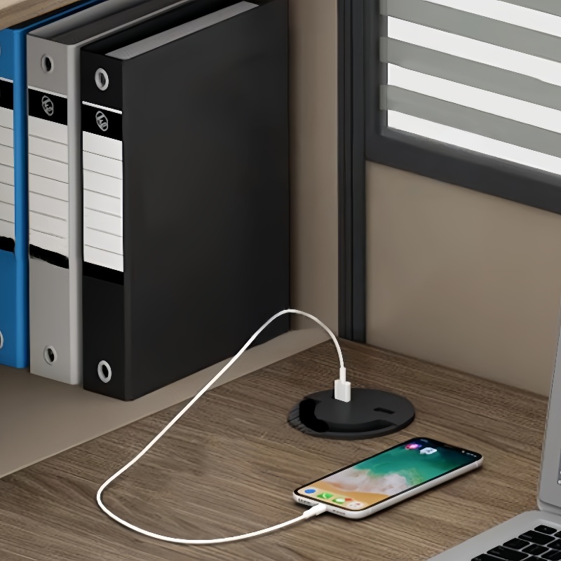 演发办公桌4.5米6人位张高清大图