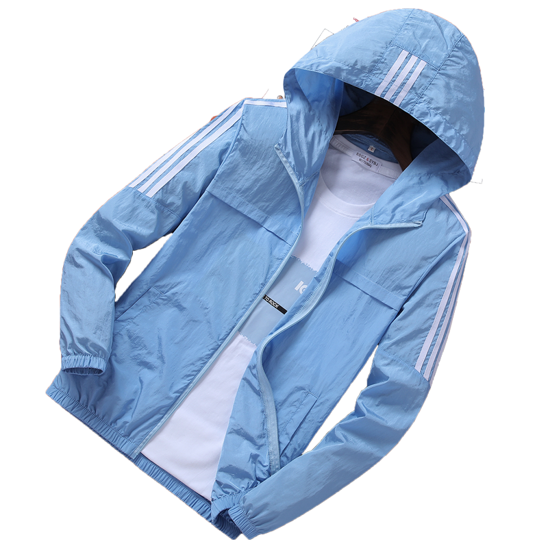 木林森(MULINSEN)夹克男2019男装韩版修身薄款夹克外套男士防晒衣服男上衣 黑