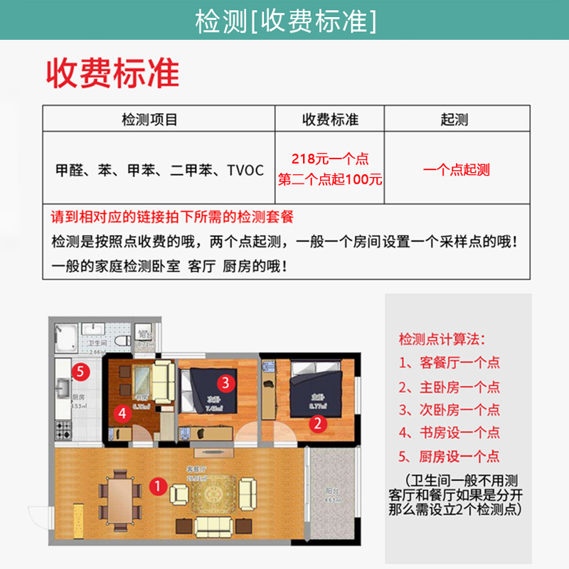 叶子环保上门甲醛检测全国新房办公室酒店装修室内甲醛苯TVOC检验