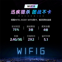 MACHENIKE机械师逐空T58-V 15.6英寸吃鸡发烧游戏本144Hz笔记本独显轻薄本(11代酷睿i5-11260H RTX3050Ti 16G内存 512GB 144Hz)