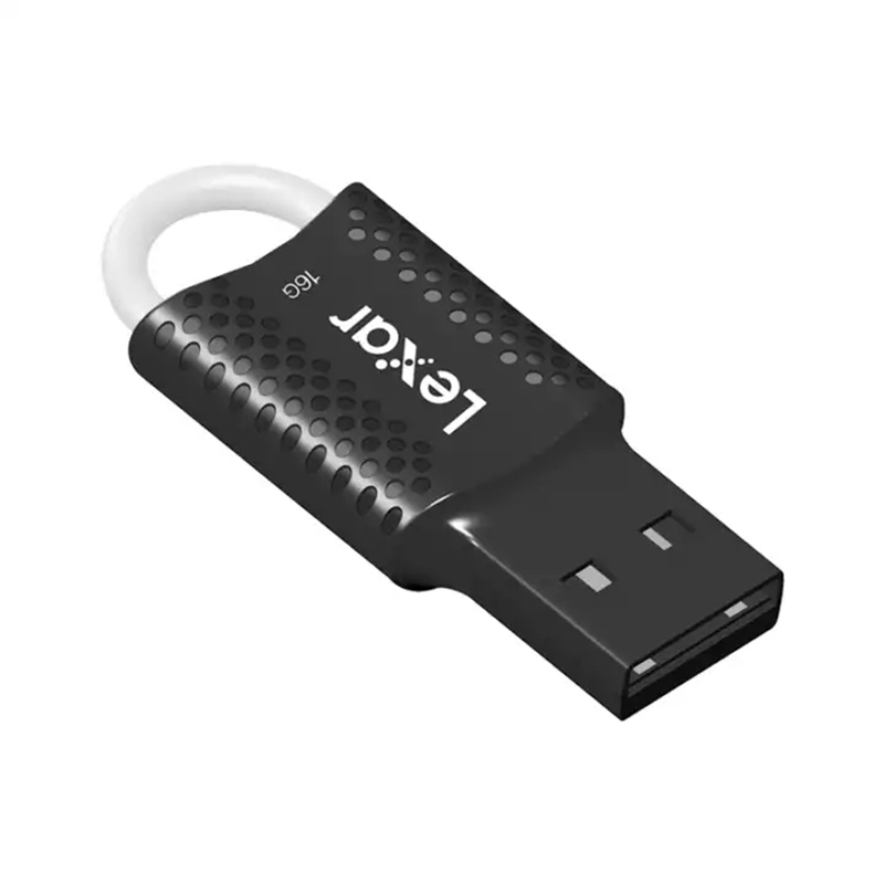 雷克沙(Lexar)V40 16GB USB2.0 迷你U盘 经典黑色优盘