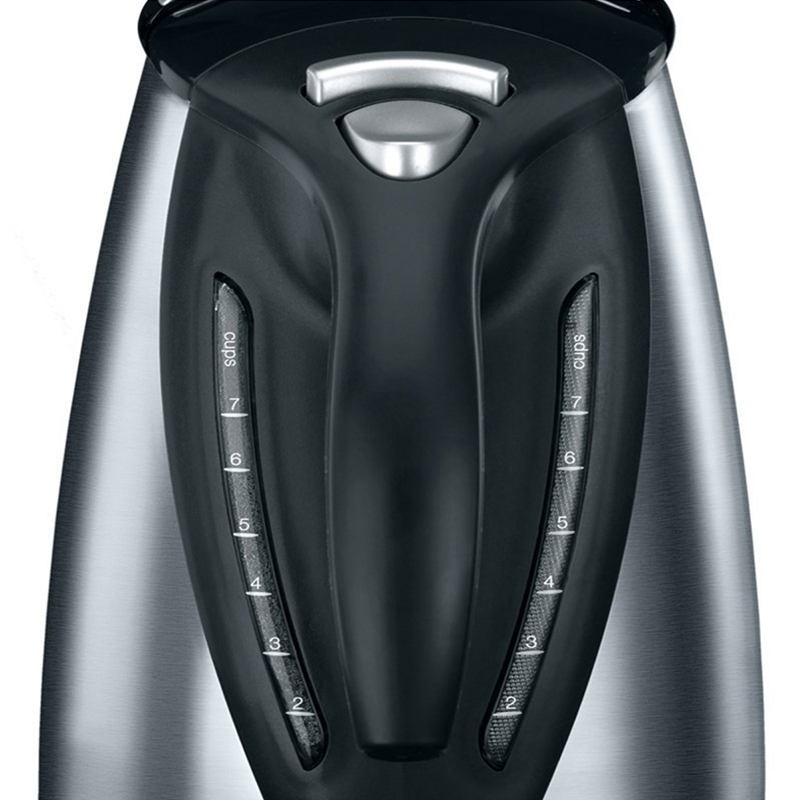 博朗(BRAUN)电热水壶 304不锈钢 金属壶身烧水壶WK600 1.7L电水壶 单个装
