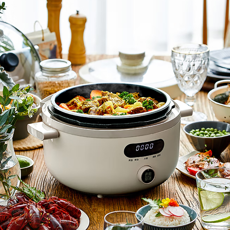 小熊电压力锅4L微电脑预约保温YLB-C40U5高清大图