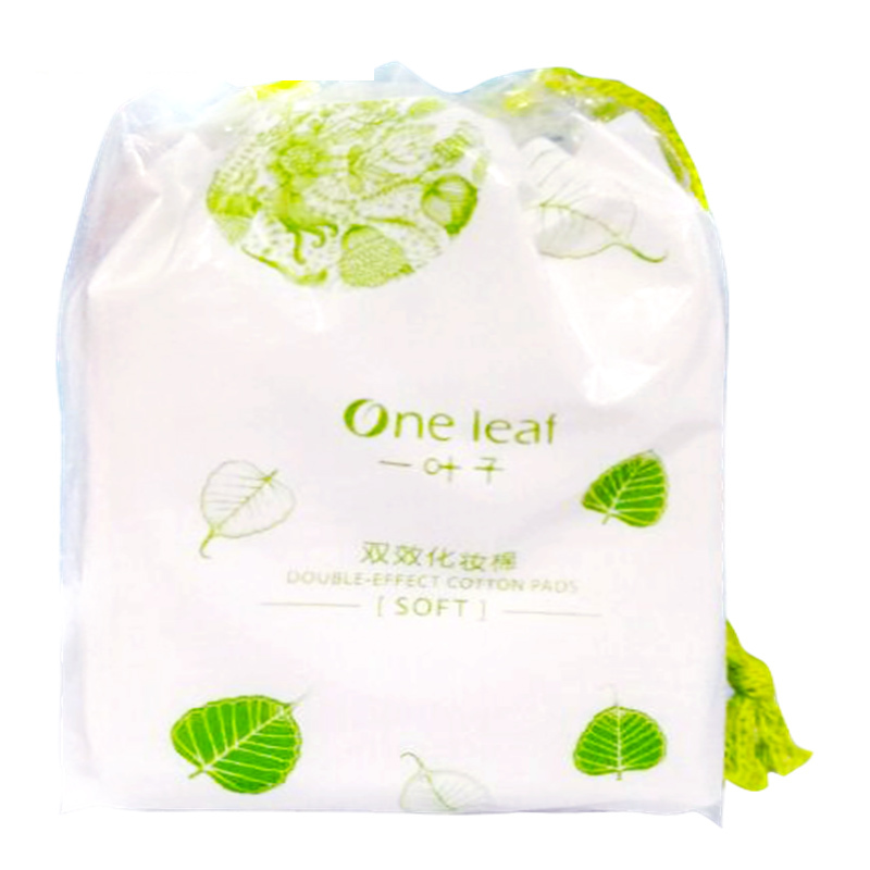 一叶子(one leaf) 化妆棉30片 差旅便携洁面巾 赠品勿拍