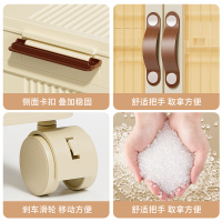 JEKO&JEKO 夹缝收纳柜家用床头衣柜卧室缝隙宝宝衣服折叠储物箱窄柜