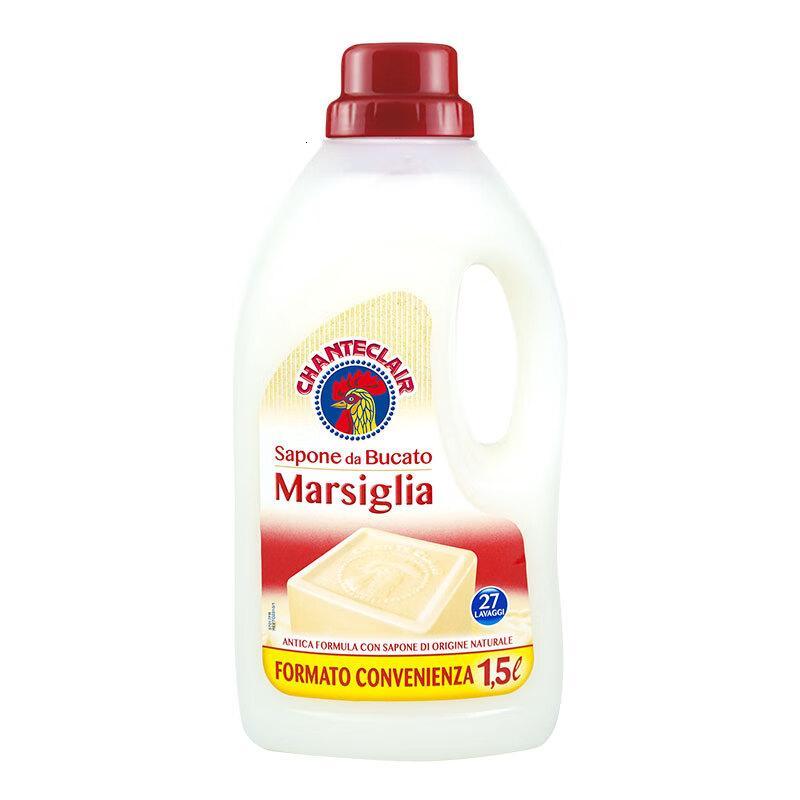 CHANTECLAIR大公鸡管家 马赛洗衣液 液态洗衣皂(经典香) 1500ml 意大利进口高清大图