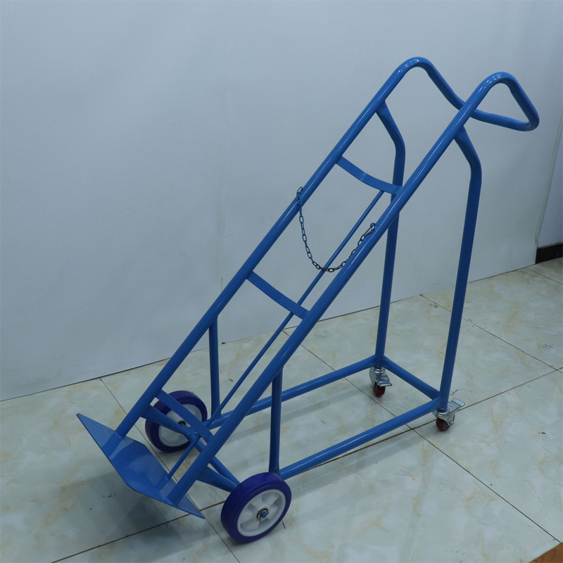 臻远ZY-C04多功能氧气瓶手推车氧气氮气氩气搬运车 焊机推车高清大图