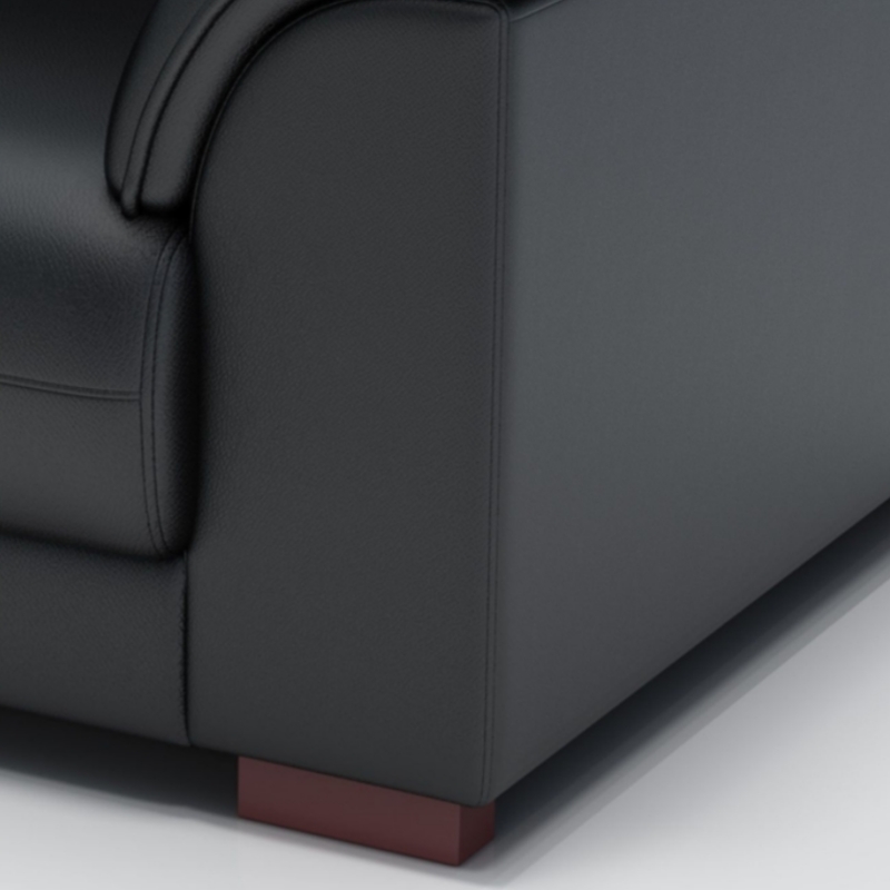 伟樽办公沙发三人位197*80*85cm张高清大图