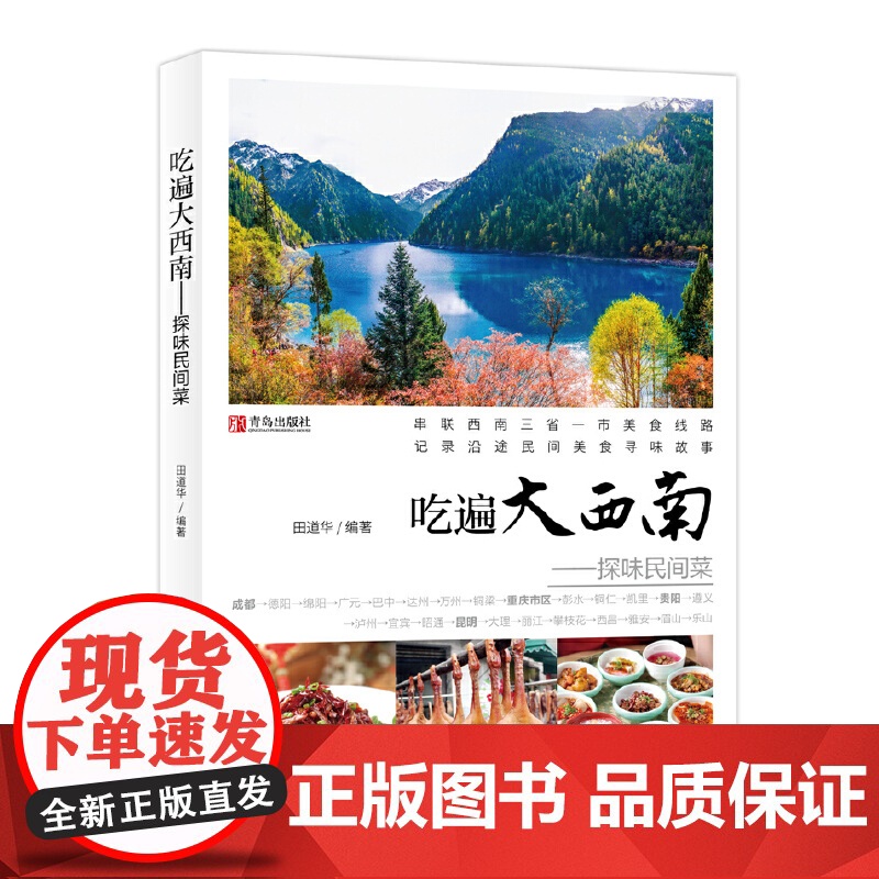 吃遍大西南——探味民间菜 田道华 青岛出版社 正版书籍高清大图