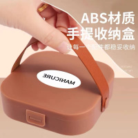 马卡龙指甲刀指甲套装全套专用工具 咖啡色吊带盒/指甲刀6件套
