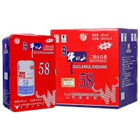 牛栏山 二锅头 白酒礼盒 国际牛栏山 清香型58度 整箱装 500ml*2瓶*3盒 礼盒白酒