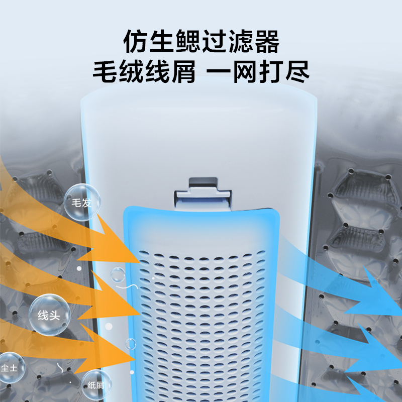 TCL B120T全自动波轮洗衣机 12KG超大容量全家桶一键智洗 24小时预约 全景玻璃大视窗 家用波轮