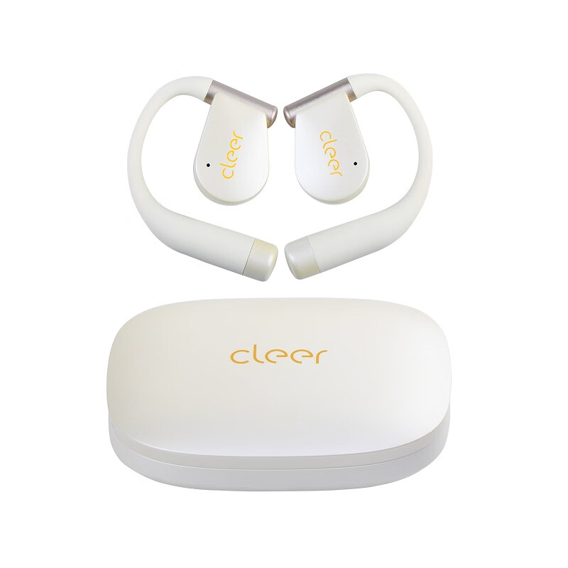 CLEER ARC Air2开放式AI蓝牙耳机(荟品定制版),白色高清大图