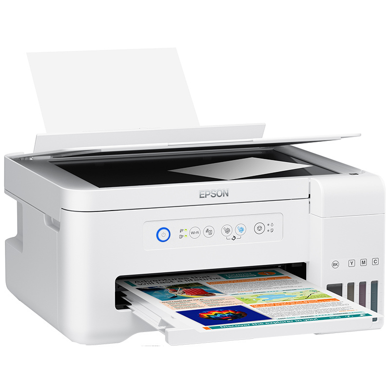 爱普生(EPSON)L4156/4158/4151/4153 喷墨打印机 白色墨仓式 彩色无线多功能一体机 商用办公家用学生作业打印机(打印 复印 扫描 wifi)套一