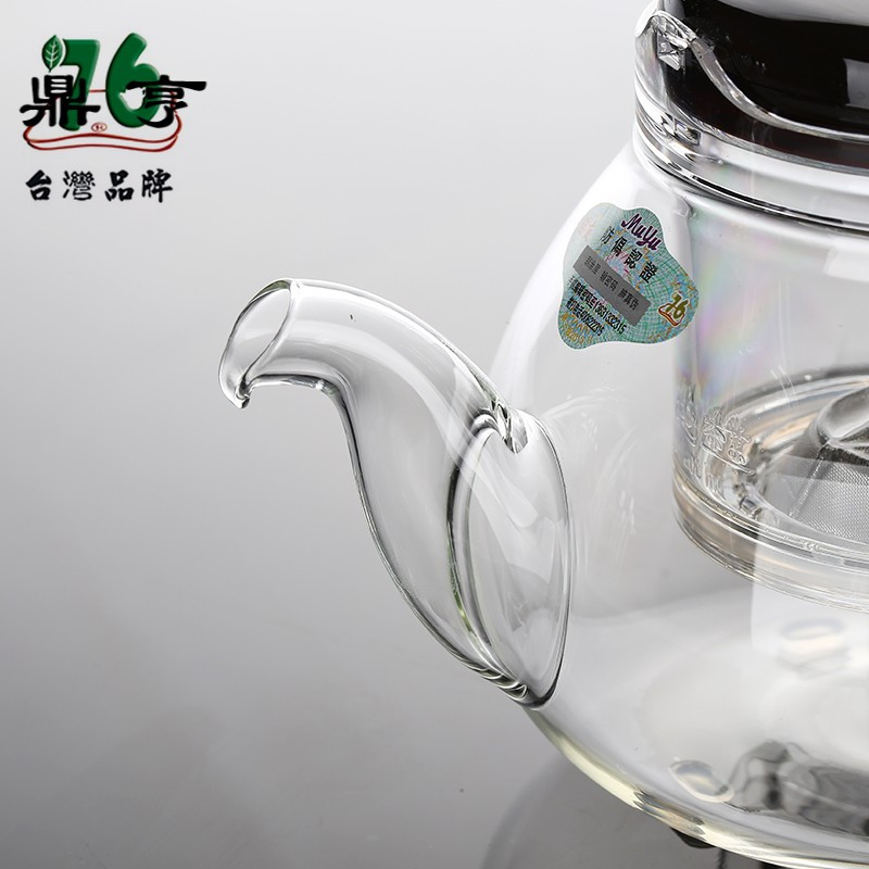 鼎亨台湾飘逸杯可拆洗内胆耐热玻璃泡茶壶茶具过滤办公室花茶壶套