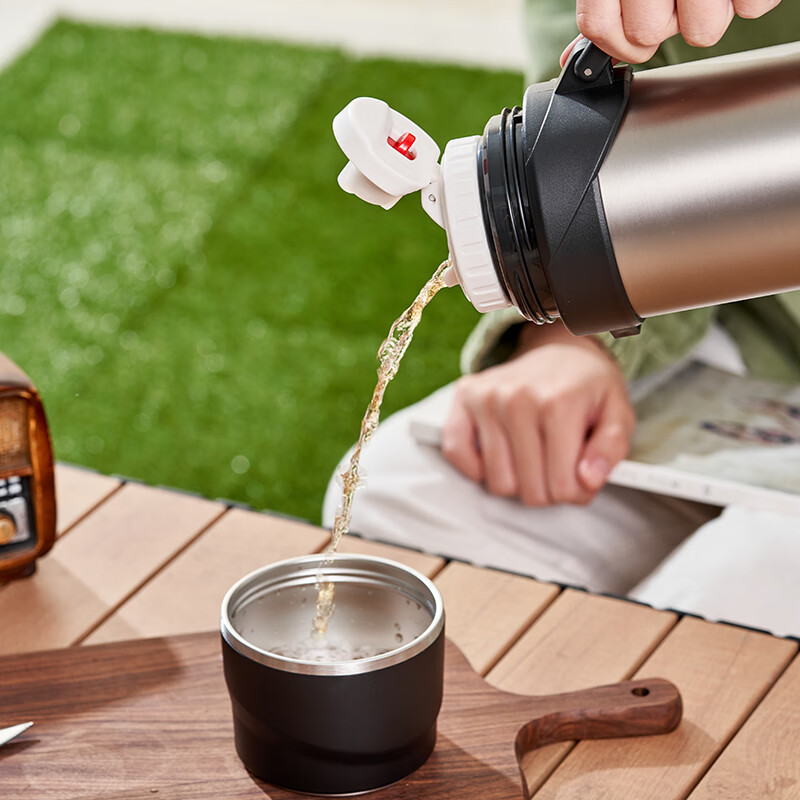 果兹保温壶1200ml便携大容量追风系列GZ-B63(颜色随机)高清大图