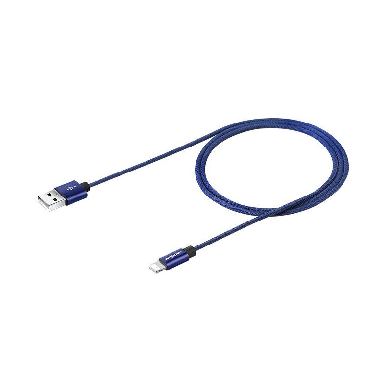 沃品(wopow)手机连接线 苹果iphoneX 8 8p 7 7p 6s 5 ipad4 充电数据线 1米 紫色