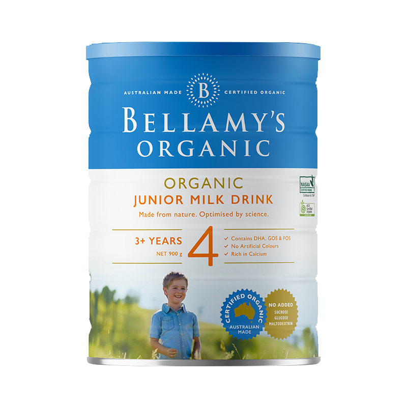 BELLAMY’S 贝拉米有机配方奶粉4段(3岁以上)900g/罐 原罐原装进口[1罐装]