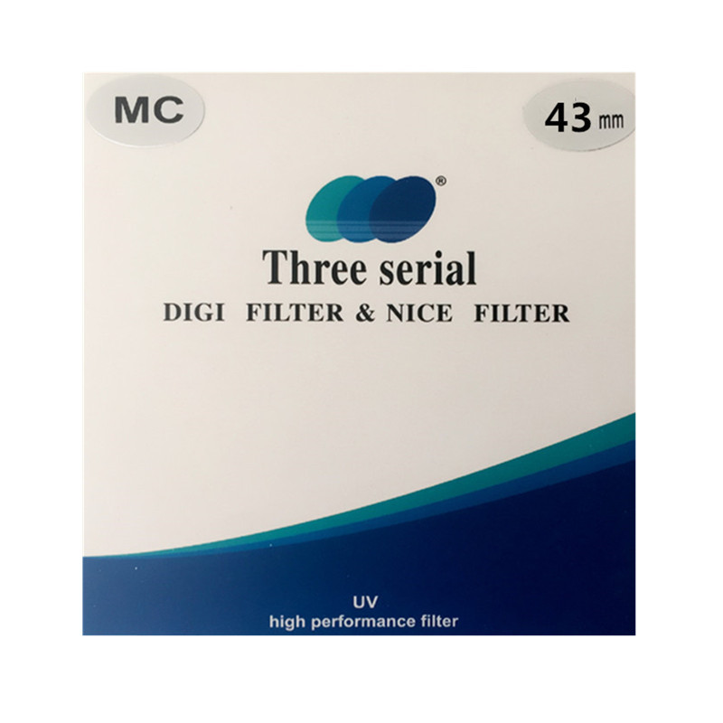 三连环滤镜43mmMCUV镜、镜头保护镜高清大图