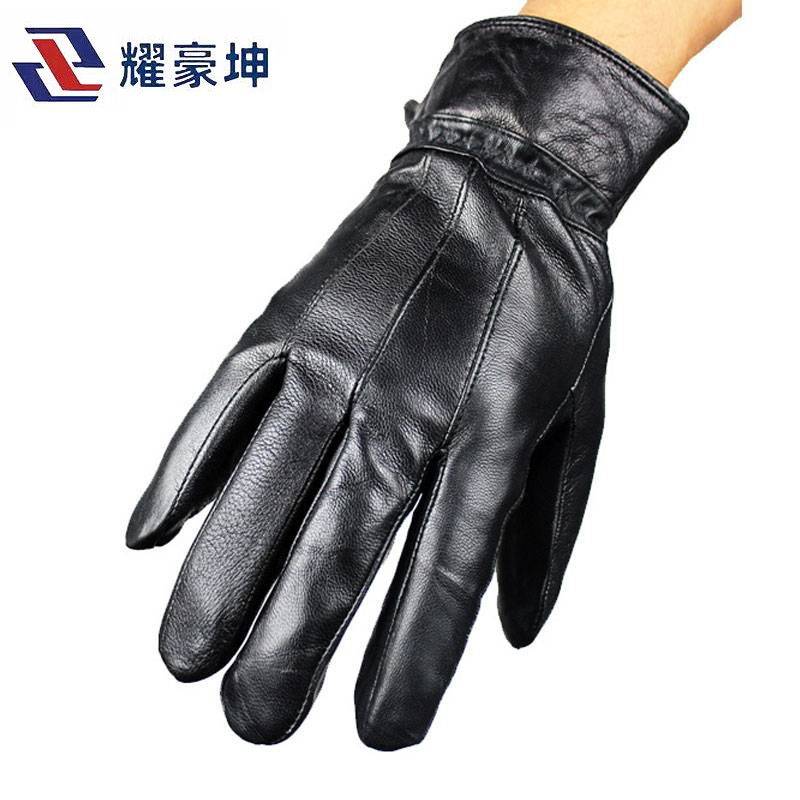 耀豪坤 防寒羊皮手套拼皮D32T/副高清大图
