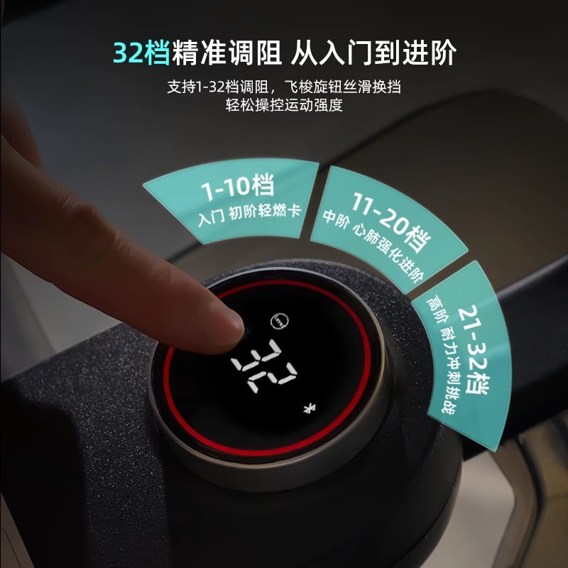 舒华(SHUA)家用智能动感单车磁控减肥运动健身器材 健身车 SH-B382高清大图