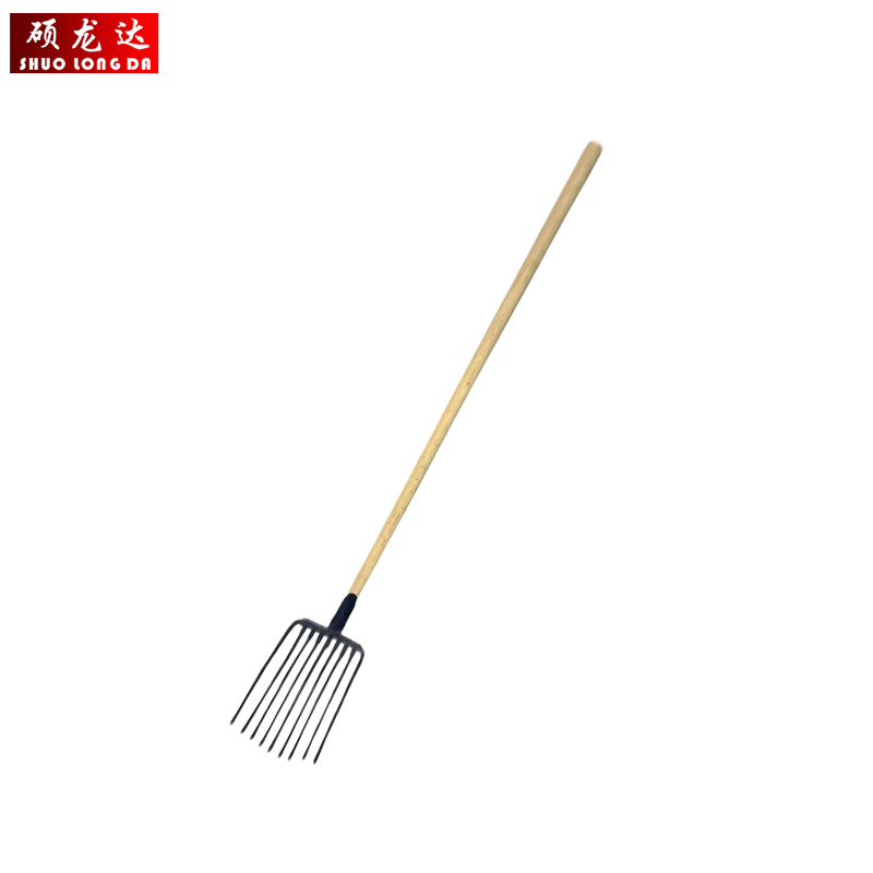 硕龙达 石渣叉(九齿型) 含木把 套高清大图