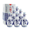 牛栏山 白酒 清香型 二锅头 青花瓷 52度 500ml*6瓶 整箱装(内含三个礼品袋)
