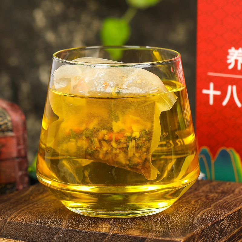 2盒装 养甘护甘十八味益甘茶 决明子山楂橘皮甘草桑叶葛根山药栀子玫瑰红枣牛蒡罗汉果蒲公英茶菊花茶枸杞桂花芡实佛手