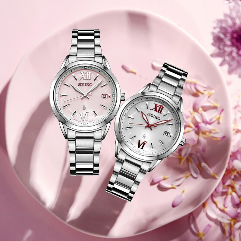 SEIKO精工LUKIA系列防水太阳电能女士腕表SUT389J1