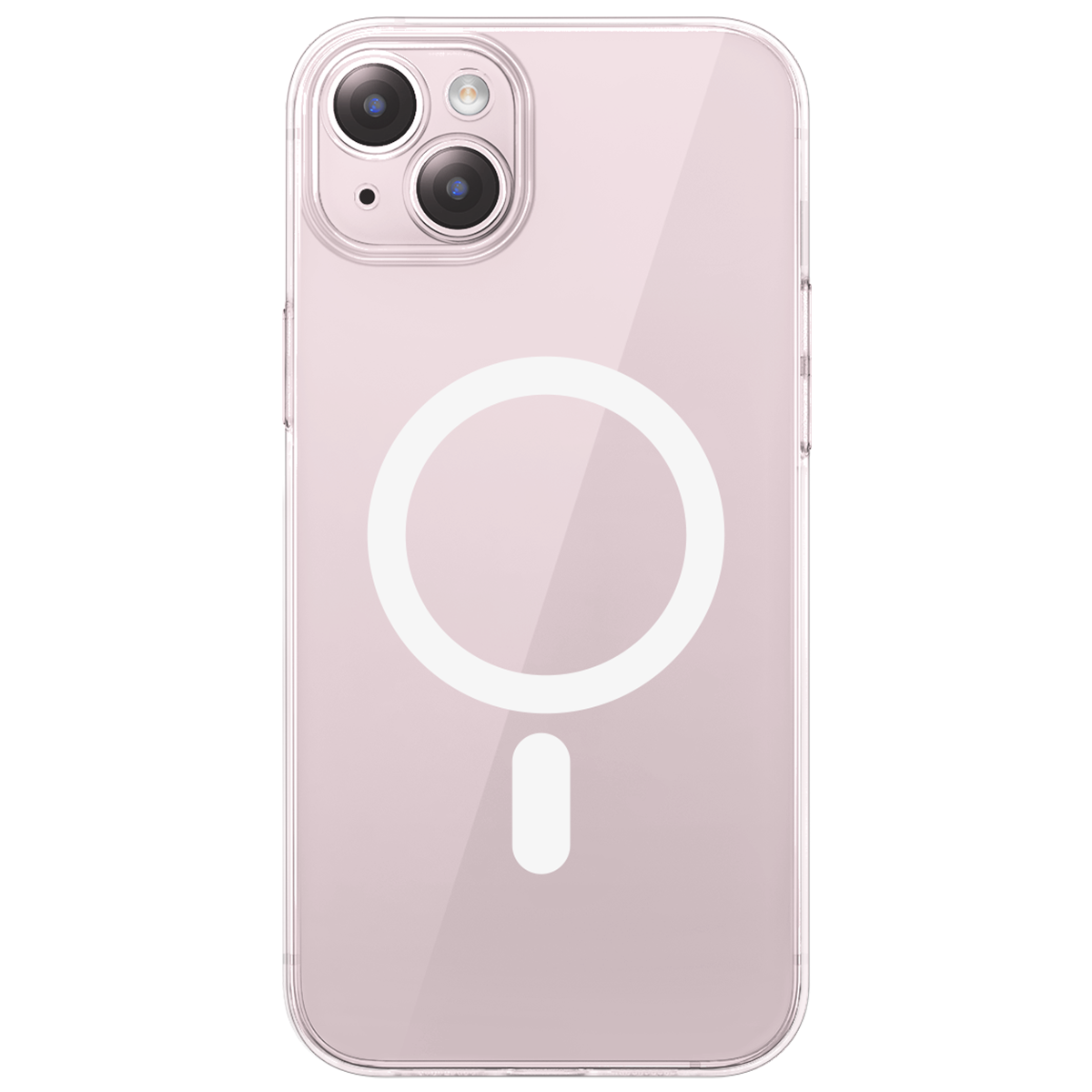 倍思 水晶系列 磁吸保护壳 For iP 15 Plus 透明 (含:钢化膜*1+清洁包*1)高清大图
