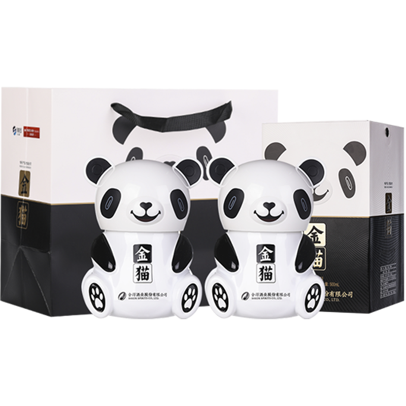 舍得酒业 金猫酒 52度500ml*2瓶装 浓香型白酒