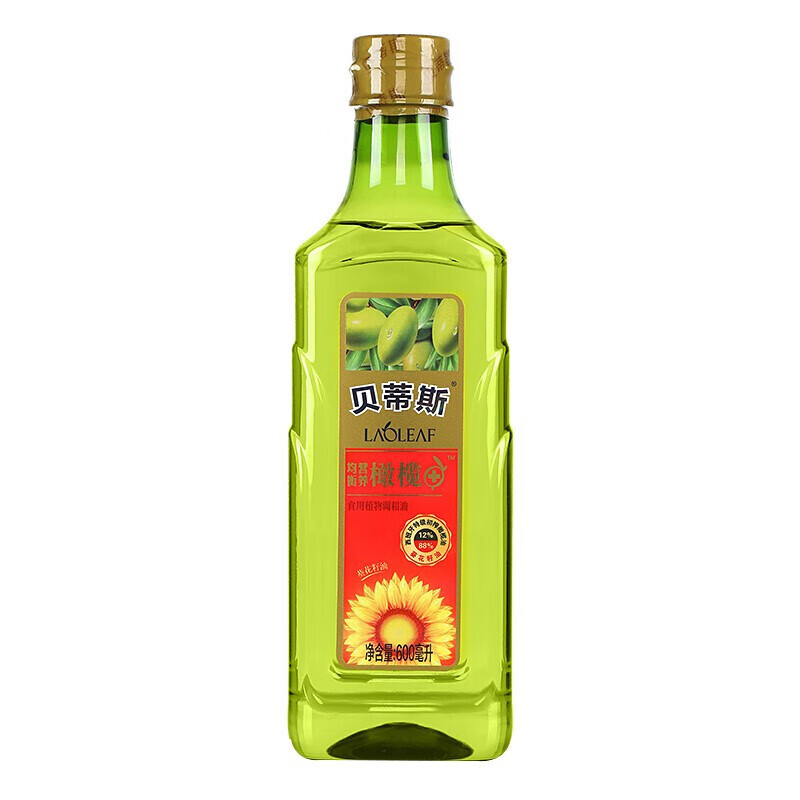 贝蒂斯(BETIS)食用植物调和油(葵花橄榄)600ML*2礼盒装