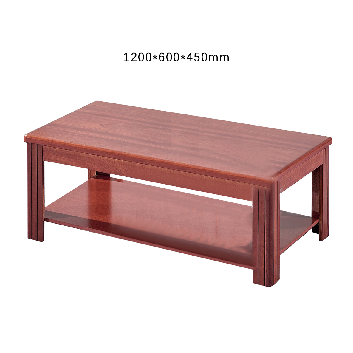 鑫金虎 双层木质长茶几 1200*600*450mm高清大图