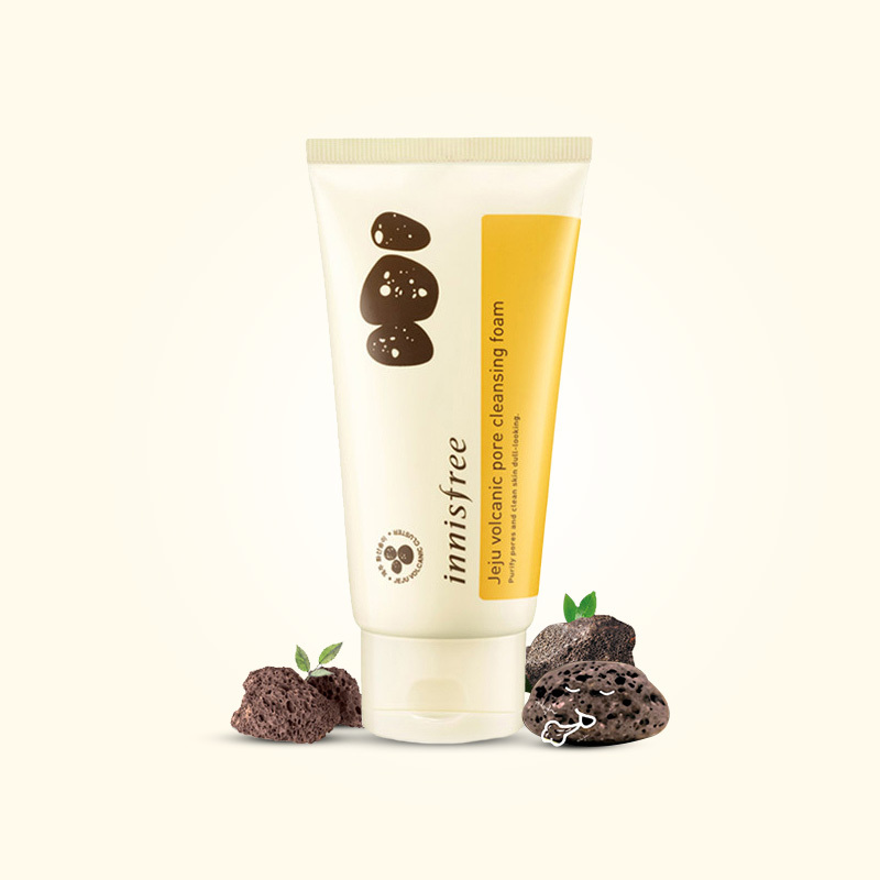 [火山岩泥 层层净透]Innisfree 悦诗风吟 火山泥 去除黑头 洗面奶 150ml/支 焕颜清洁