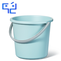 万允 塑料水桶 粉色 16L/个(粉色 16L)