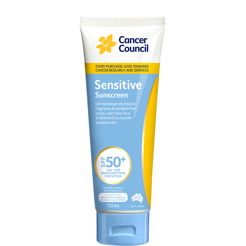 澳洲Cancer Council澳美皙防晒霜敏感肌面部全身温和防晒SPF50+110ml高清大图