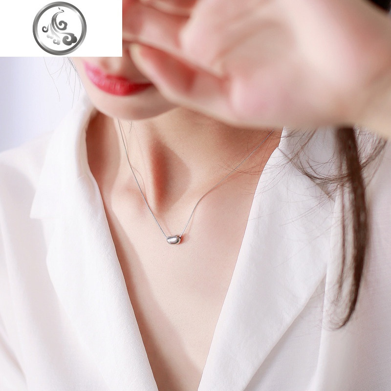 女纯银豆豆项链