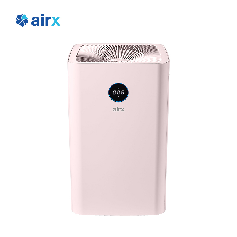 airx 空气净化器 A8智能家用款 颗粒物CADR800立方米每时 除甲醛花粉柳絮过敏源 卧室除二手烟雾霾 粉色机