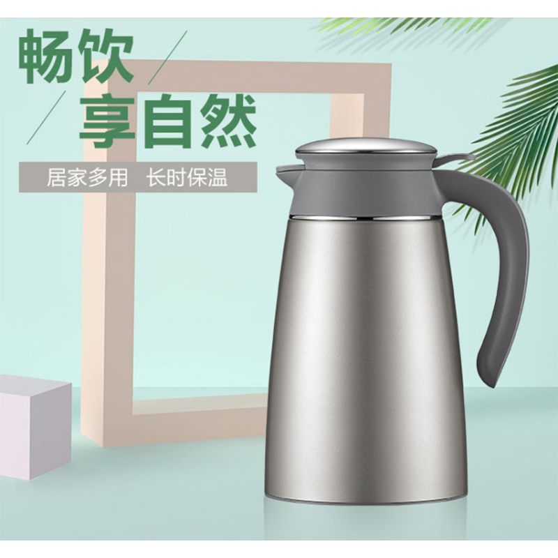 美的保温水壶 晶韵保温壶2L*流光银 真空 保温电热水壶 2L家用
