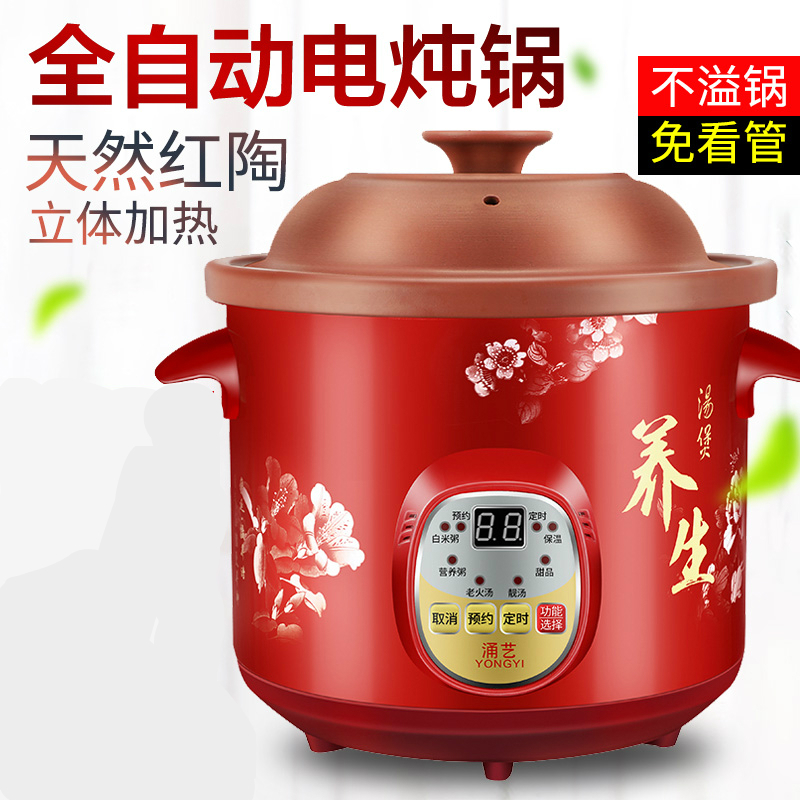 阿斯卡利（ASCARI）插电煲汤锅紫砂电炖锅家用陶瓷全自动炖锅预约定时智能炖锅1-8人