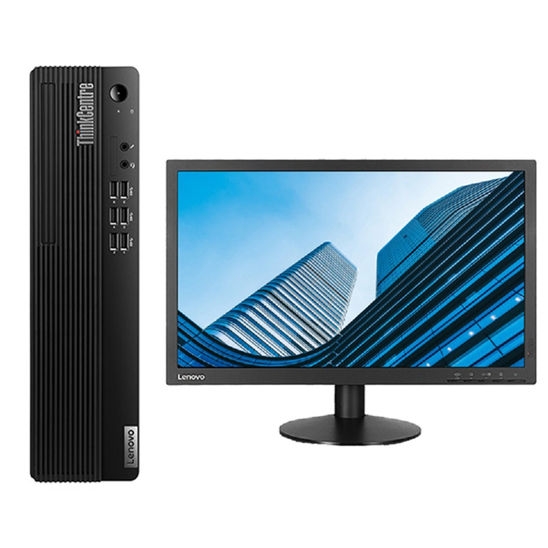 联想(Lenovo)M730s台式 23寸显示器( I5-10500 8G 256G 1T 集显 WIN10专业版 黑)