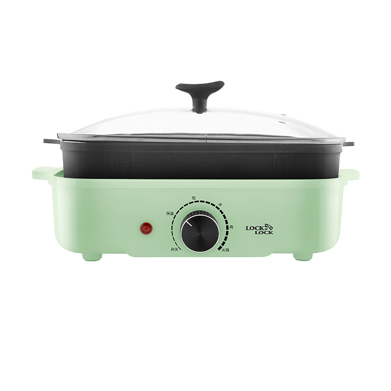 乐扣乐扣 3L多用料理锅(电烤炉) EJP537GRN