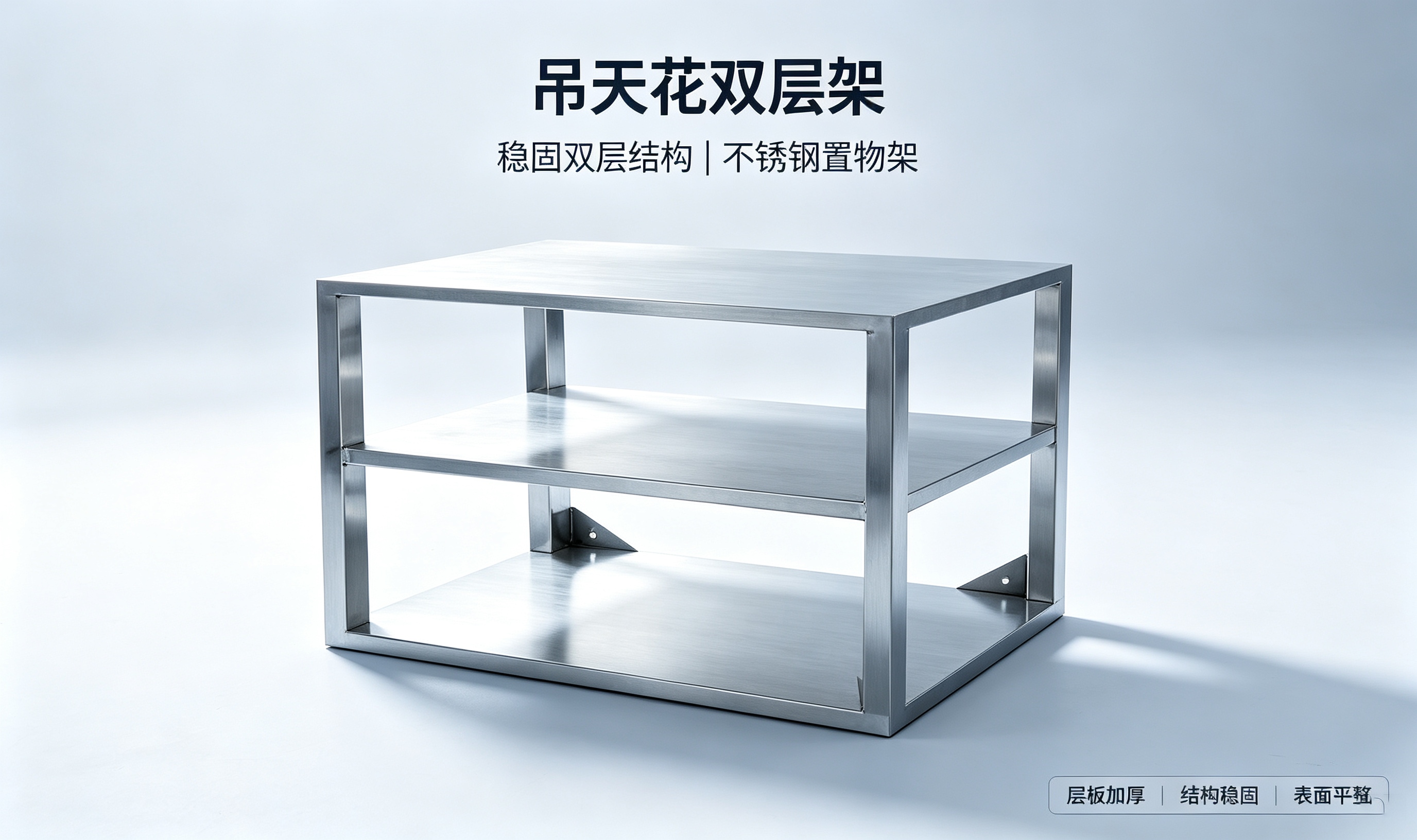 优迈克 YMK-THJ160 吊天花双层架 1600*350*1300 单位:台 银色