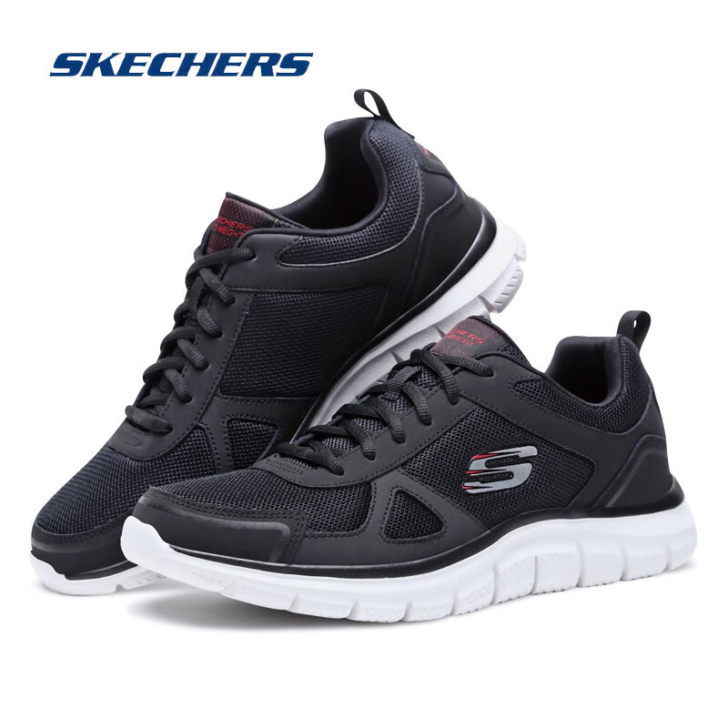 斯凯奇skechers男鞋夏季新款运动鞋黑武士跑鞋轻便跑步鞋5263152631b