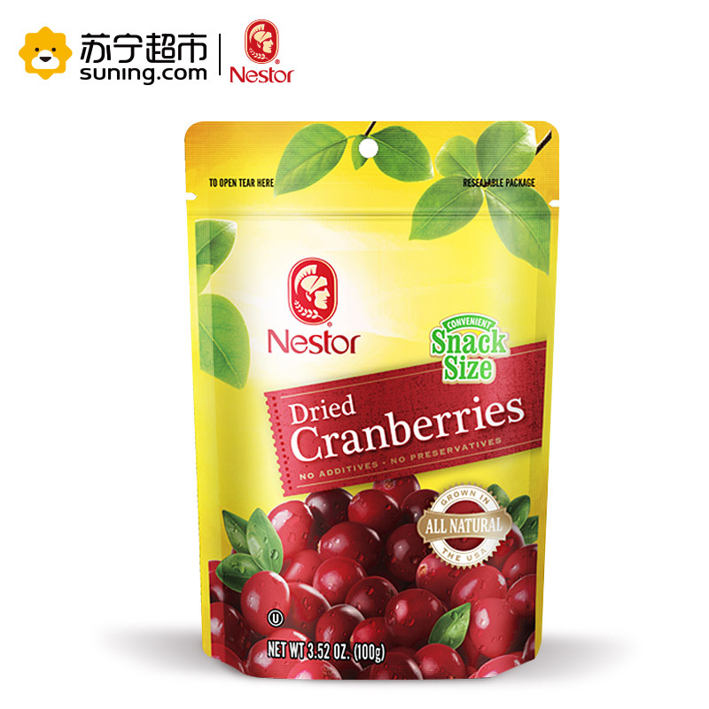 Nestor乐事多蔓越莓干100g袋装美国进口蜜饯休闲零食果干果脯