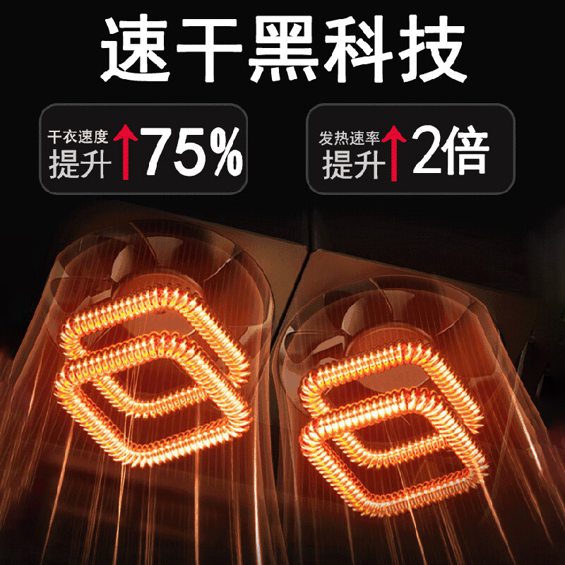 柯乐希烘干机家用干衣机内衣消毒机小型可折叠便携烘衣机烘干衣柜可挂式干衣器迷你旅行神器干衣盒KW-GYQ04高清大图