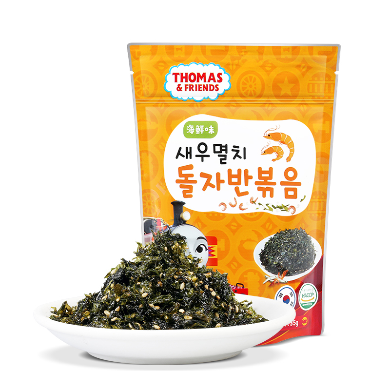 托马斯 宝宝零食小火车儿童零食 碎海苔(海鲜)35g 儿童零食点心