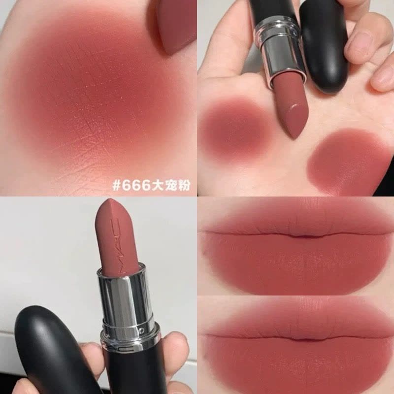 新品MAC 口紅 MAC魅可全新大子弹头mac683#大玩咖蜜桃裸色口红唇膏丝滑不拔干